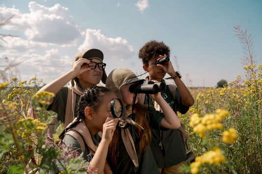 Kids exploring the outdoors
