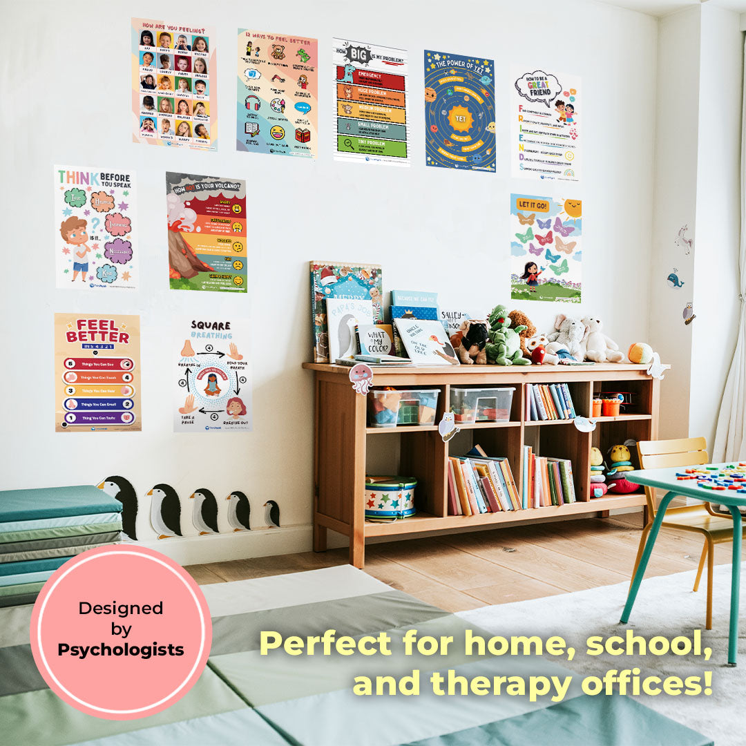 Feelings & Coping Skills Posters (Bilingual)