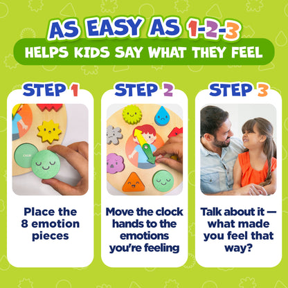 Feelings Clock Puzzle: Easy as 1-2- 3