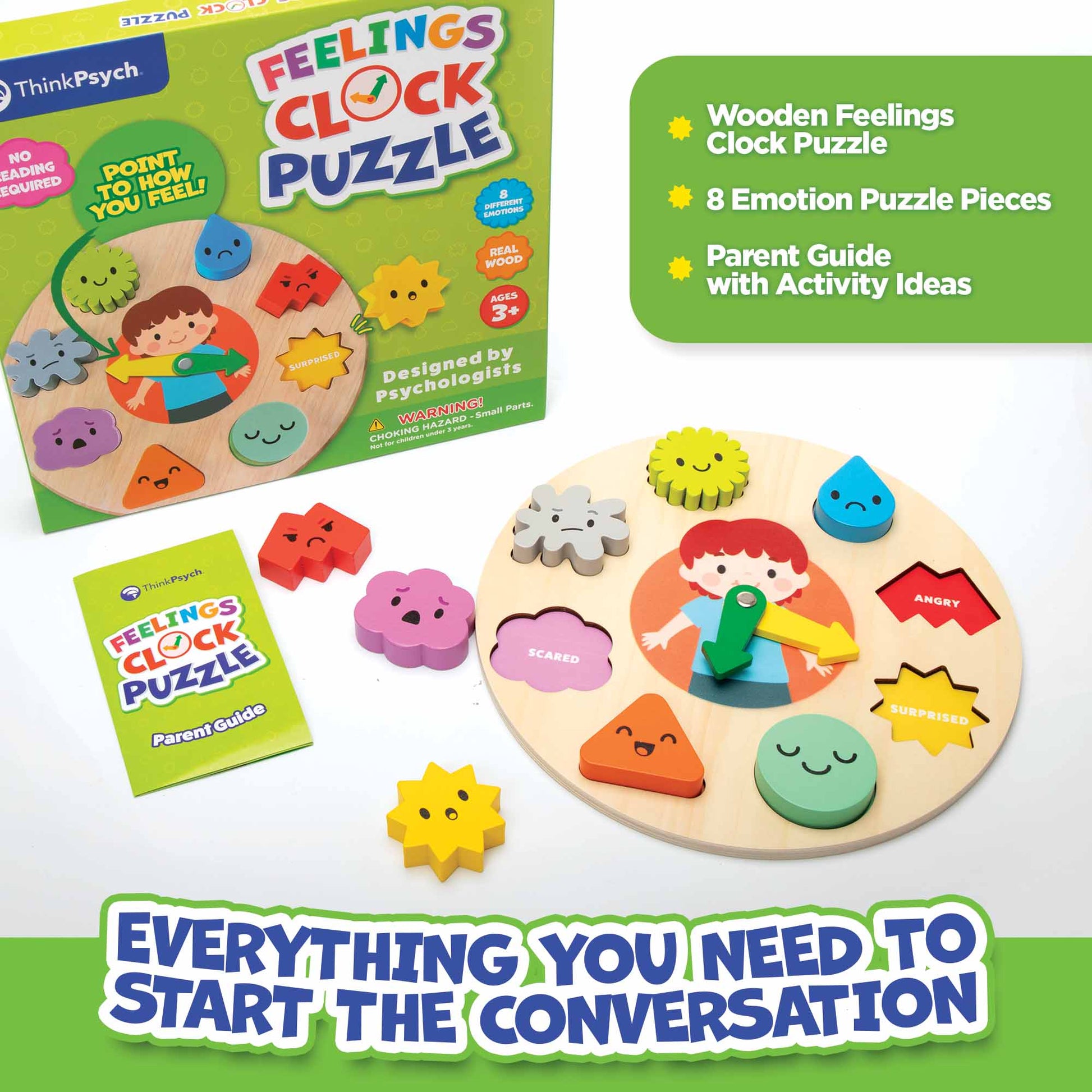 Feelings Clock Puzzle: Everything You Need to Start the Conversation