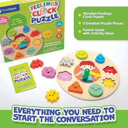 Feelings Clock Puzzle: Everything You Need to Start the Conversation