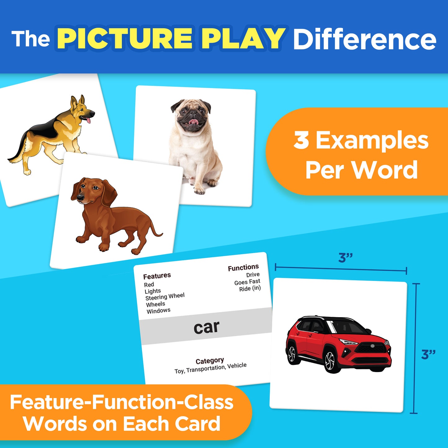 First Nouns Picture Play Flash Cards