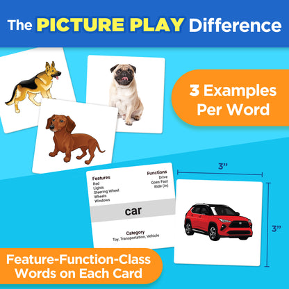 First Nouns Picture Play Flash Cards