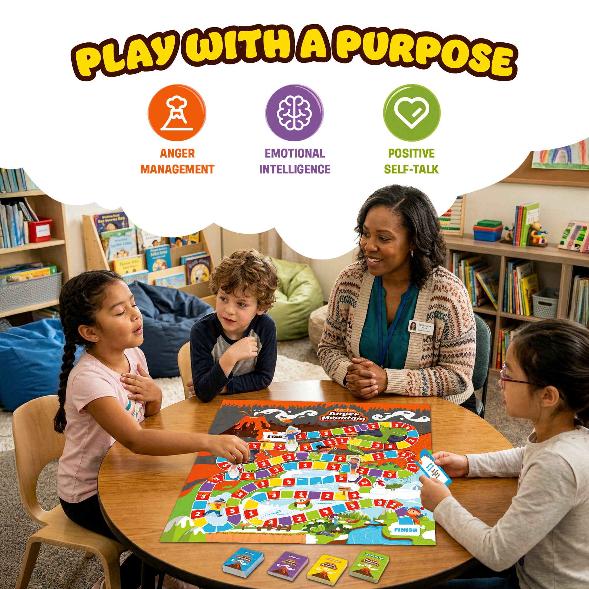 Escape Anger Mountain: Play with a Purpose