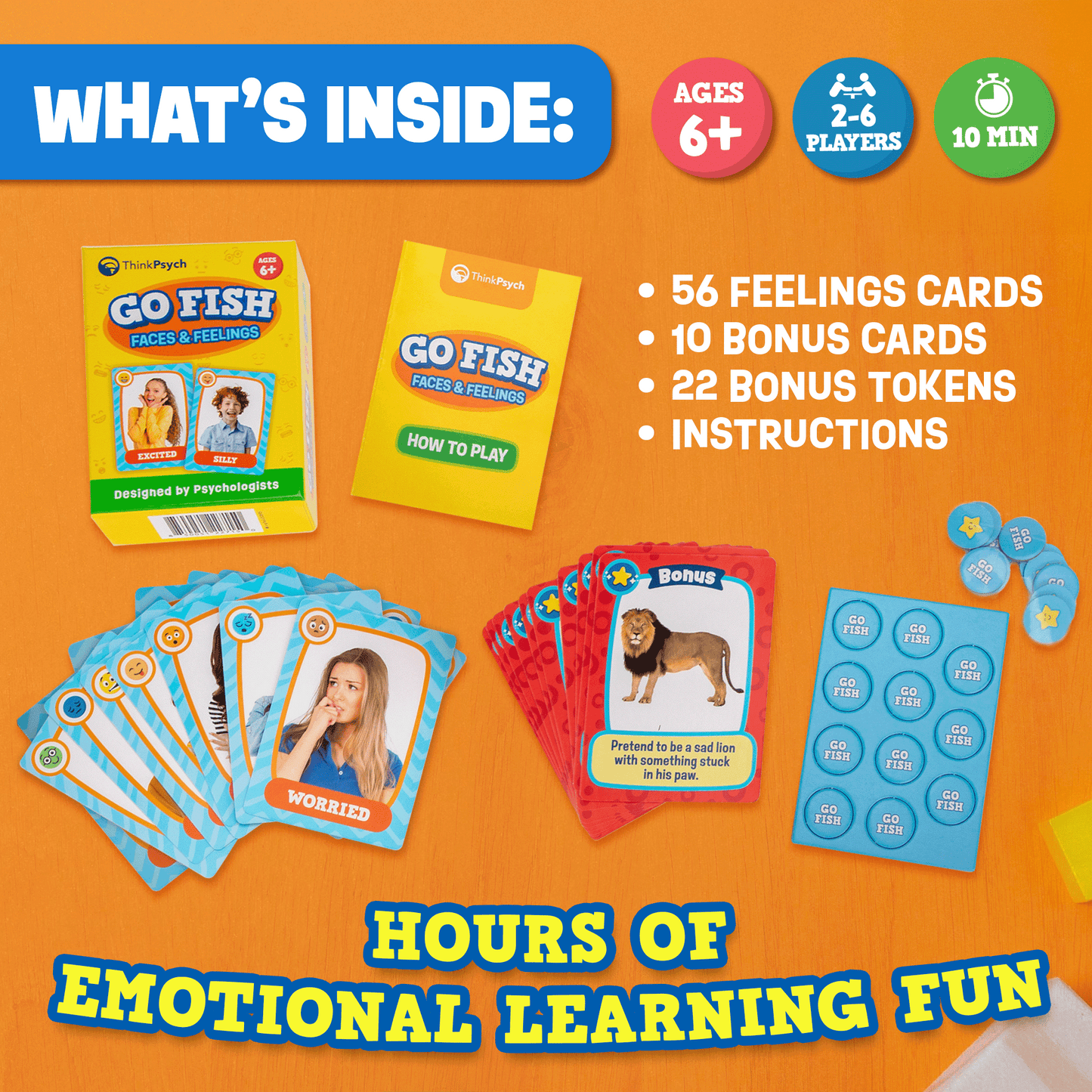 Go Fish - Faces & Feelings