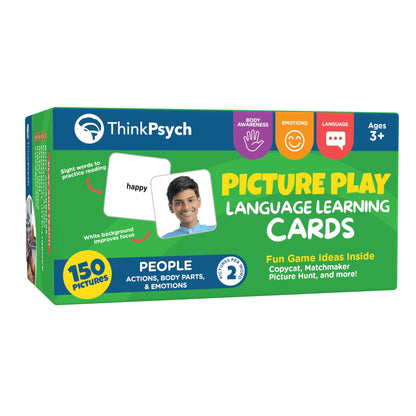 People Set Picture Play Flash Cards