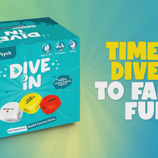 ThinkPsych Dive In Card Game for Family Game Nights