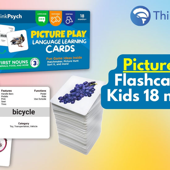 ThinkPsych First Nouns Flash Cards for Kids