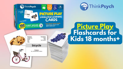 ThinkPsych First Nouns Flash Cards for Kids