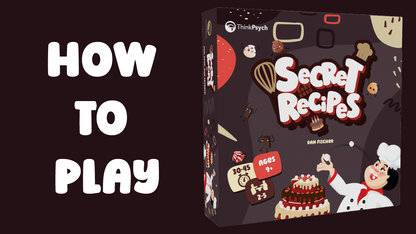 How to Play ThinkPsych Secret Recipe Card Game Perfect for Family Game Nights, Parties and Sleepovers