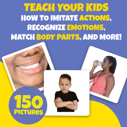 Actions, Body Parts, and Emotions Flashcards